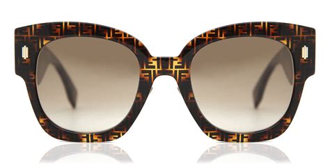 Fendi FF 0458/G/S 2VM/HA Sunglasses Pattern Havana